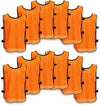 Unlimited Potential Nylon Mesh Scrimmage Team Practice Vests Pinnies Jerseys Bibs for Children Youth Sports Basketball, Soccer, Football, Volleyball (Pack of 12)