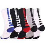 DISILE Elite Basketball Socks, Cushioned Dri-Fit Athletic Crew Socks - Thick Sports Socks For Men & Women