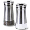 Premium Salt and Pepper Shakers with Adjustable Pour Holes - Elegant Stainless Steel Salt and Pepper Dispenser - Perfect for Himalayan, Kosher and Sea Salts - Spices