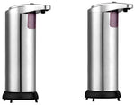 Hanamichi TechFaith Soap Dispensers (2 Pack), Touchless Automatic Soap Dispenser, Infrared Motion Sensor Stainless Steel Dish Liquid Hands-Free Auto Hand Soap Dispenser