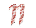 Lighted Candy Cane Pathway Markers (28") -Set of 12 (4-3 packs)