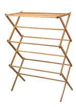 Home-it clothes drying rack - Bamboo Wooden clothes rack  - heavy duty cloth drying stand