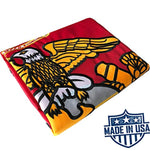 US Marine Corps Flag 3x5 for Outdoor Made in USA - All Weather USMC Flag with Magnificent Double-Sided Embroidery - UV Protected - Brass Grommets - Comes with Bonus Car Sticker