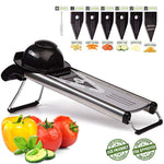 Mandoline Slicer 6 in 1 Razor Sharp Blades - Durable Vegetable Slicer for Home and Professional Use