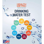 Health Metric  Drinking Water Test Kit for Home Tap and Well Water - Simple Testing Strips for Lead Copper Bacteria Nitrate Chlorine and More | Made in USA to EPA Standards