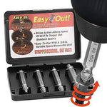 4PCS Damaged Screw Remover and Extractor Set by EasyOut - Stripped Screw Remover.