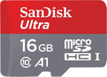 Sandisk Ultra 128GB Micro SDXC UHS-I Card with Adapter -  100MB/s U1 A1 - SDSQUAR-128G-GN6MA