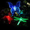 EPIC GADGET Solar Garden Stake Lights,3 Pack Solar Garden Lights Outdoor,Multi-Color Changing LED Garden Lights,Solar Butterfly Lights Outdoor for Pathway,Garden,Lawn,Patio,Driveway