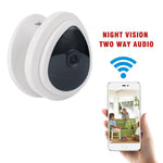 Mini Wireless Home Camera WiFi Office Security IP Cameras Nanny Cam Video Monitor Baby,Dog Camera,Elderly Care with Night Vision Two Way Audio Easy Setup