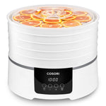 COSORI Dehydrator Machine for Beef Jerky Food,Fruit,Dog Treats,Herbs 5 BPA-Free Trays with Timer and Temperature Control, 50 Recipes for Beginners,ETL Listed/FDA Compliant, CO165-FD