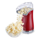 Excelvan Hot Air Popcorn Popper Electric Machine Maker 16 Cups of Popcorn, with Measuring Cup and Removable Lid, Red