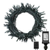 PMS 500 LED Multicolor String Fairy Lights on Dark Green Cable with 8 Light Effects and Memory Function, Low Voltage Transformer Included, UL Listed. Ideal for Christmas, Xmas, Party, Wedding, etc.