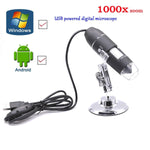 40 to 1000x Magnification Endoscope, Kids Microscope Camera, Coin Magnifier for Computer, Magnifying Scope, Compatible with PC and Phones