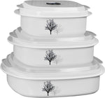 Corelle Coordinates by CulinWare 6-Piece Microwave Cookware, Steamer and Storage Set, Splendor