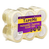 TapeMe Clear Packing Tape - 60 Yards Per Roll - 2.7mil (12 Rolls)