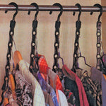 10 Pc Space saver hangers closet organizing racks multiple clothes hanger holder