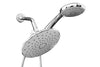 Neptune Luxury 3-Way 2-In-1 High Pressure Showerhead with Handheld Combo 9-Inch Large Adjustable Rainfall Shower Head and Multi-Setting 4.7-Inch Handheld Spray Use 2 Showerheads Separately or Together