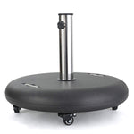 Christopher Knight Home 300413 Hercules 88lbs Umbrella Base w/Wheels & Stainless Steel Pole Handle