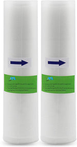 GOGING Vacuum Sealer Rolls(2), Large 11" x 196" & 8" x196" Combo Commercial Grade Plastic Food Vac Storage & Seal