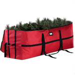 Extra Wide Opening Christmas Tree Storage Bag - Fits Up to 9 ft. Tall Artificial Disassembled Trees, Durable Straps & Reinforced Handles by ZOBER