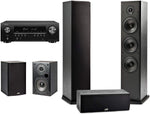 Polk T50 150 Watt Home Theater Floor Standing Tower Speaker (Single) - Premium Sound at a Great Value | Dolby and DTS Surround