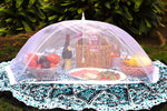 (Set of 2) Zakara 100% Organza Mesh Net Extra Large (49" x 27") Food Cover Tents for Picnics and BBQs to Keep Insects, Bugs, and Flies Away | Comes with Nylon Case for Easy Storage & Travel